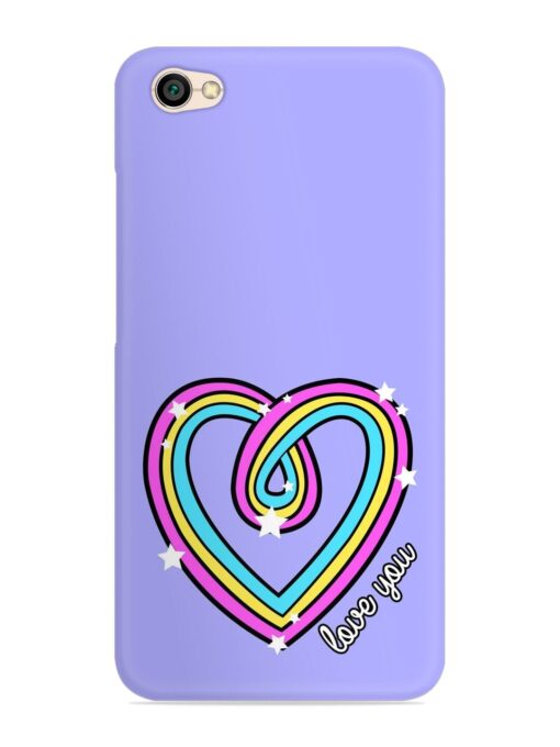 Colorful Rainbow Heart Snap Case for Xiaomi Redmi Y1 Lite