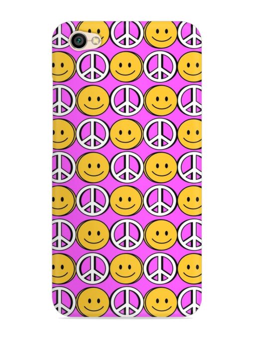 Smiley Face Peace Snap Case for Xiaomi Redmi Y1 Lite