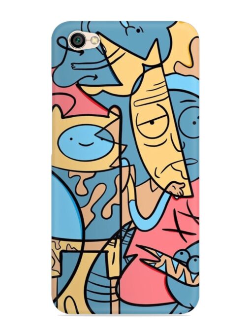 Silly Face Doodle Snap Case for Xiaomi Redmi Y1 Lite Zapvi