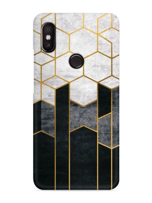 Cube Marble Art Snap Case for Xiaomi Redmi Y2