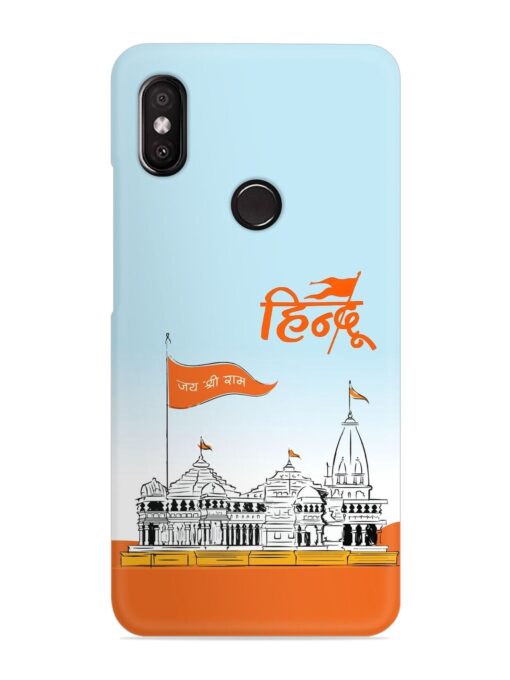 Ram Mandir Hindu Snap Case for Xiaomi Redmi Y2 Zapvi