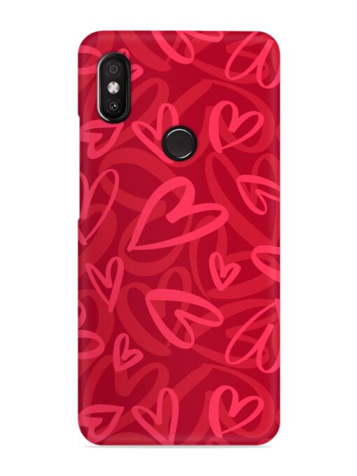 Seamless Romantic Pattern Snap Case for Xiaomi Redmi Y2 Zapvi