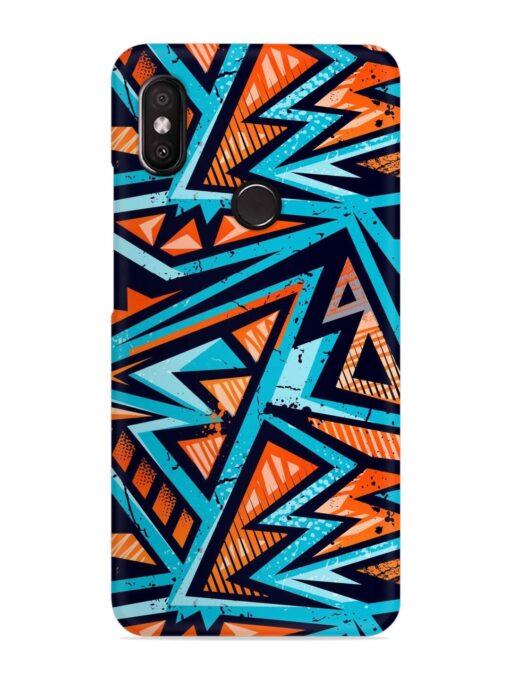 Abstract Seamless Grunge Snap Case for Xiaomi Redmi Y2 Zapvi