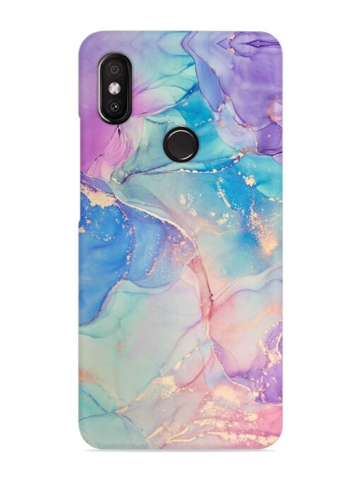 Alcohol Ink Colors Snap Case for Xiaomi Redmi Y2 Zapvi