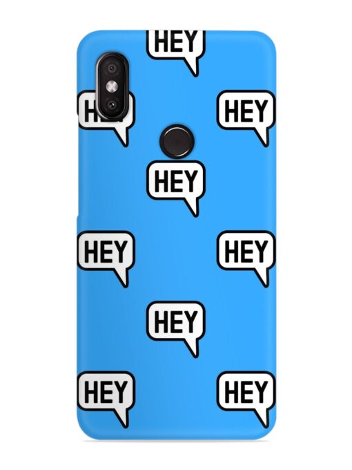 Hey Text Message Snap Case for Xiaomi Redmi Y2 Zapvi