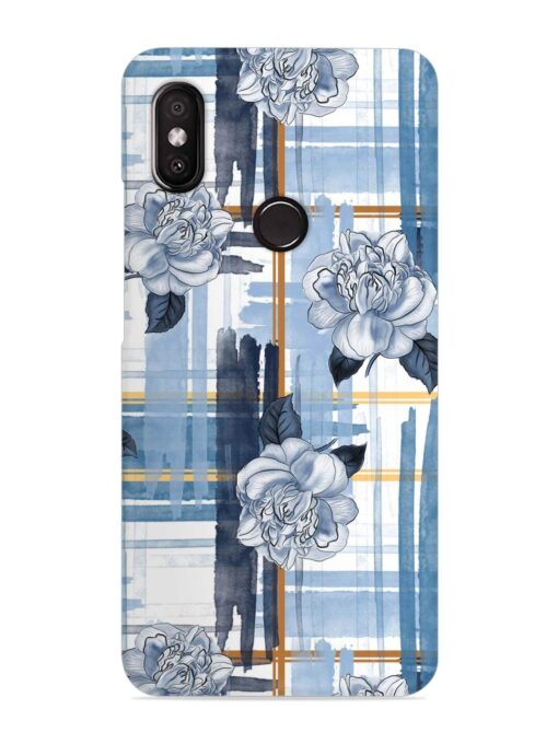 Watercolor Pattern Rose Snap Case for Xiaomi Redmi Y2 Zapvi