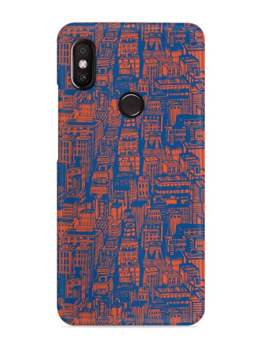 Hand Drawn Seamless Snap Case for Xiaomi Redmi Y2 Zapvi