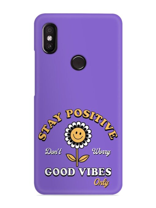 Retro Positive Flower Snap Case for Xiaomi Redmi Y2 Zapvi