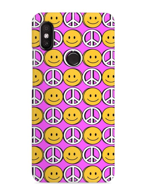 Smiley Face Peace Snap Case for Xiaomi Redmi Y2