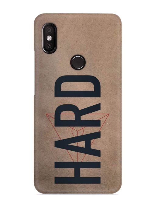 Hard Typo Snap Case for Xiaomi Redmi Y2 Zapvi