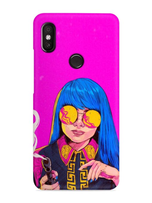 Aesthetic Anime Girl Snap Case for Xiaomi Redmi Y2 Zapvi