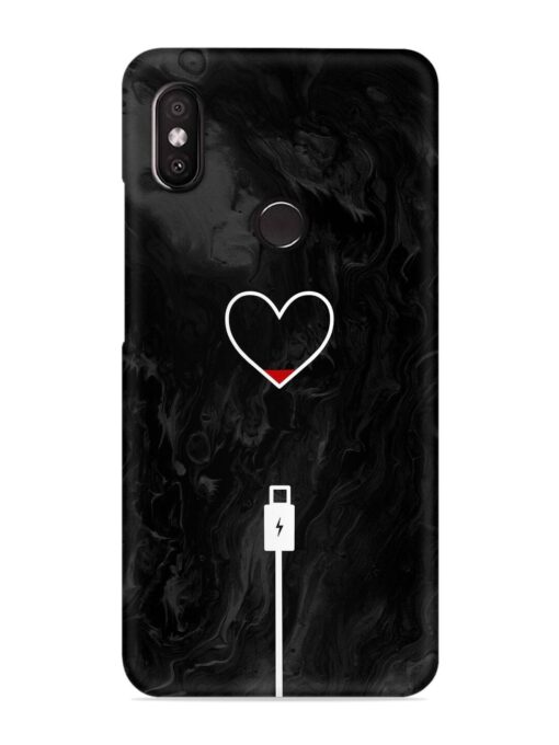 Heart Charging Vector Snap Case for Xiaomi Redmi Y2 Zapvi