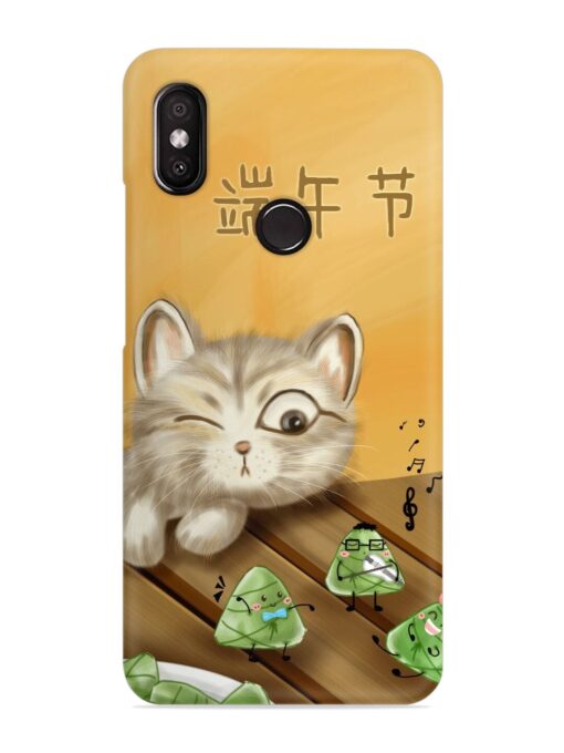 Cat Scorpion Dancing Snap Case for Xiaomi Redmi Y2 Zapvi