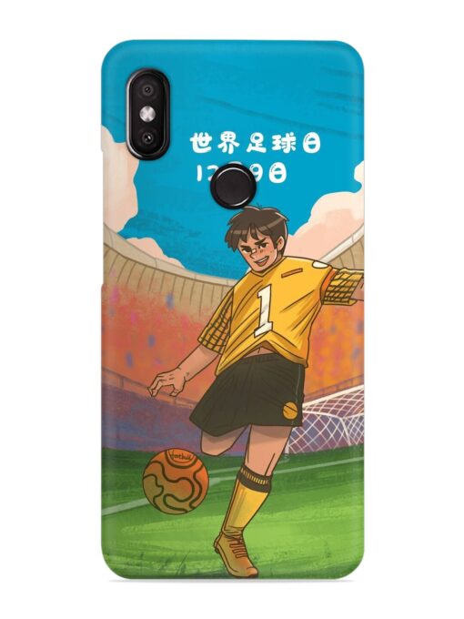 Soccer Kick Snap Case for Xiaomi Redmi Y2 Zapvi