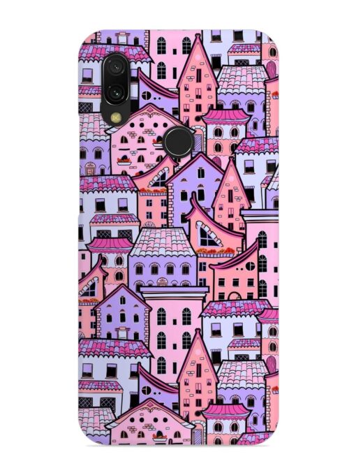 Seamless Pattern Houses Snap Case for Xiaomi Redmi Y3 Zapvi