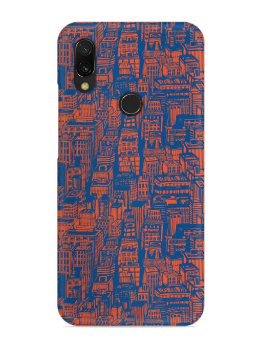 Hand Drawn Seamless Snap Case for Xiaomi Redmi Y3 Zapvi