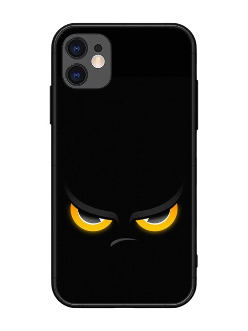 Scary Yellow Eye Glossy Metal TPU Phone Cover for Apple Iphone 11 Zapvi