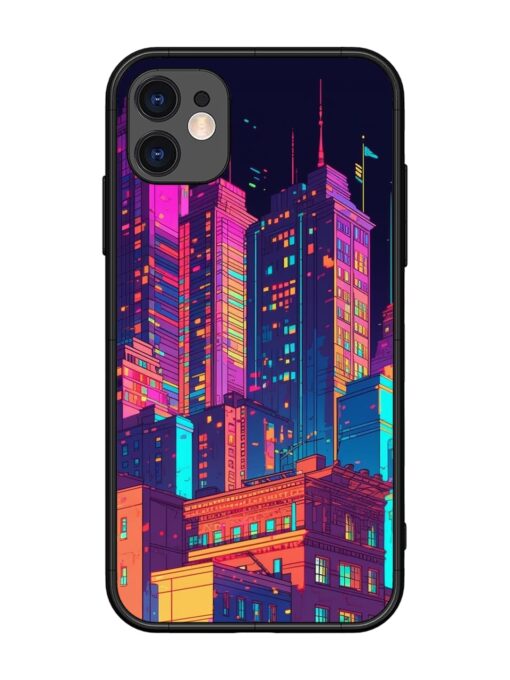 City View Glossy Metal Phone Cover for Apple Iphone 11 Zapvi