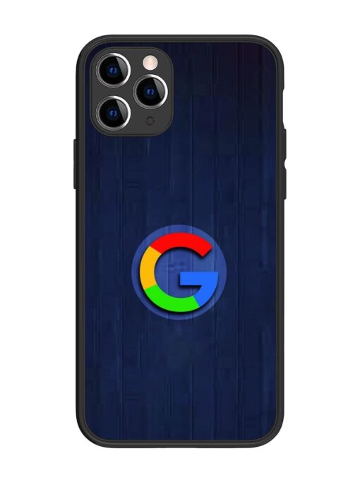 Google Logo Printed Glossy Metal TPU Phone Cover for Apple Iphone 11 Pro