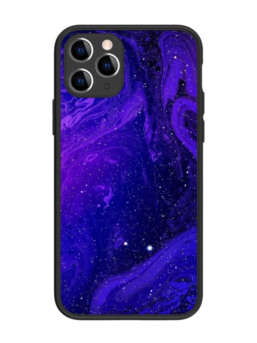 Galaxy Acrylic Abstract Art Glossy Metal Phone Cover for Apple Iphone 11 Pro Zapvi