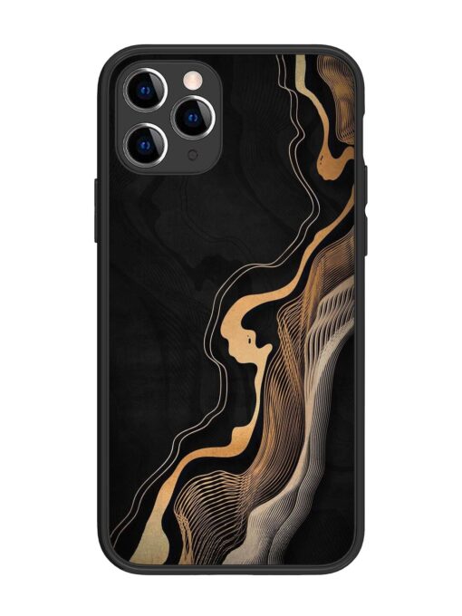 Abstract Art Glossy Metal TPU Phone Cover for Apple Iphone 11 Pro Zapvi