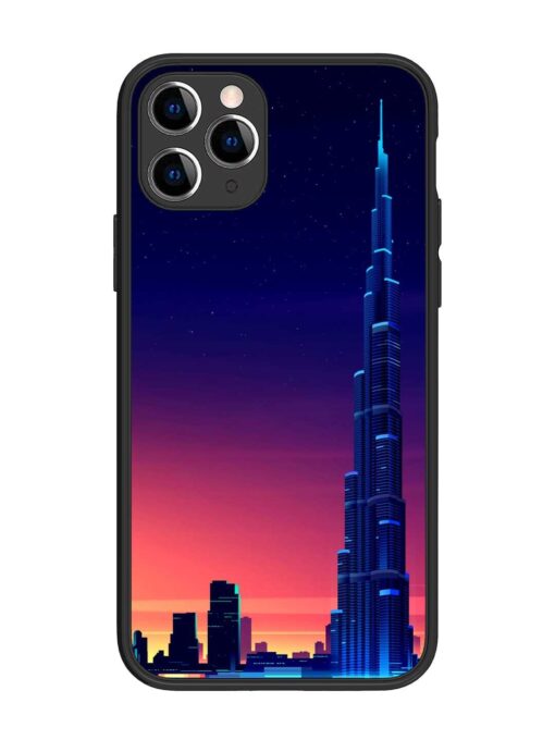 Burj Khalifa Abstract Glossy Metal Phone Cover for Apple Iphone 11 Pro Zapvi