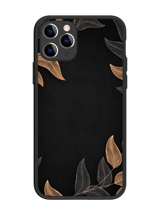 Foliage Art Glossy Metal Phone Cover for Apple Iphone 11 Pro