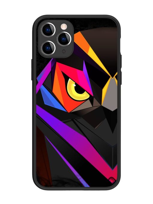 Wpap Owl Glossy Metal Phone Cover for Apple Iphone 11 Pro Zapvi