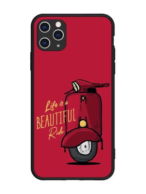 Life Is Beautiful Rides Glossy Metal Phone Cover for Apple Iphone 11 Pro Max Zapvi