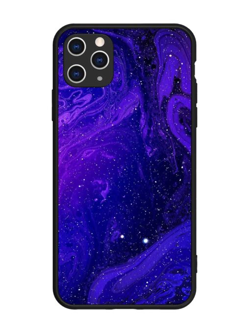 Galaxy Acrylic Abstract Art Glossy Metal Phone Cover for Apple Iphone 11 Pro Max