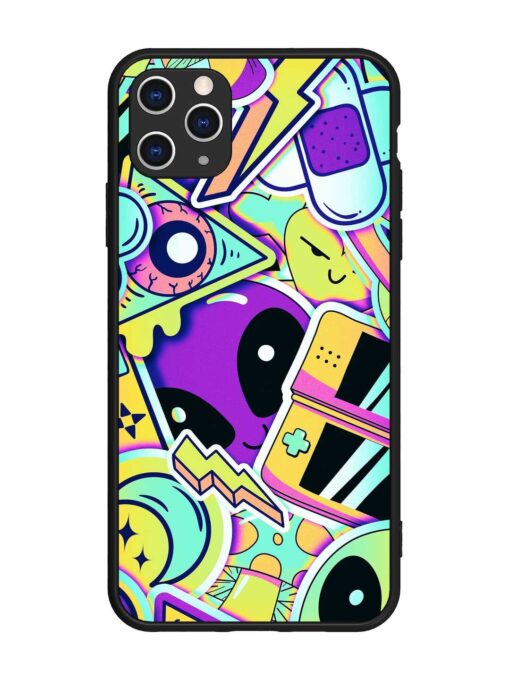 Scratch Art Glossy Metal Phone Cover for Apple Iphone 11 Pro Max