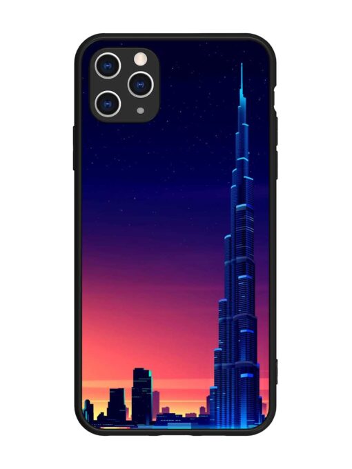 Burj Khalifa Abstract Glossy Metal Phone Cover for Apple Iphone 11 Pro Max