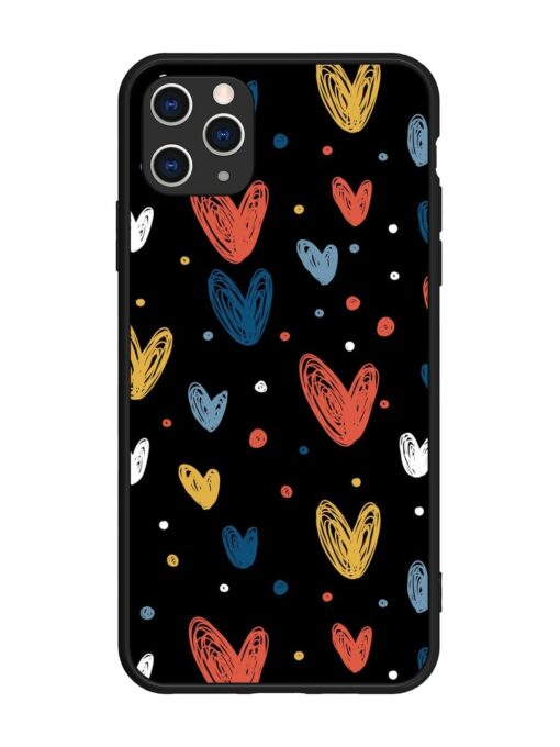 Happy Valentines Day Glossy Metal TPU Phone Cover for Apple Iphone 11 Pro Max Zapvi