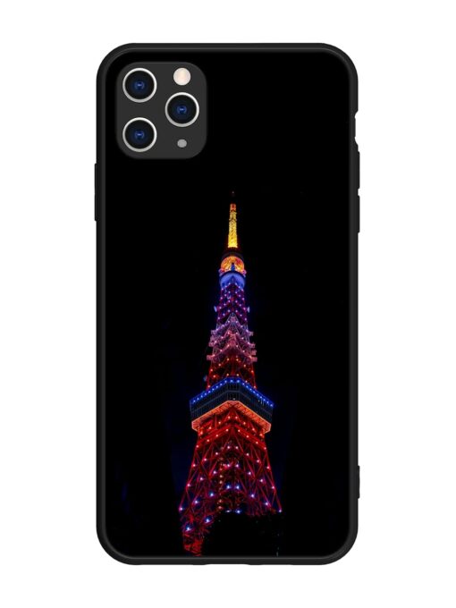 Eiffel Tower Night View Glossy Metal Phone Cover for Apple Iphone 11 Pro Max Zapvi