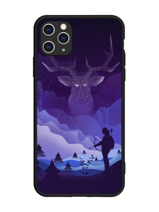 Deer Forest River Glossy Metal Phone Cover for Apple Iphone 11 Pro Max Zapvi