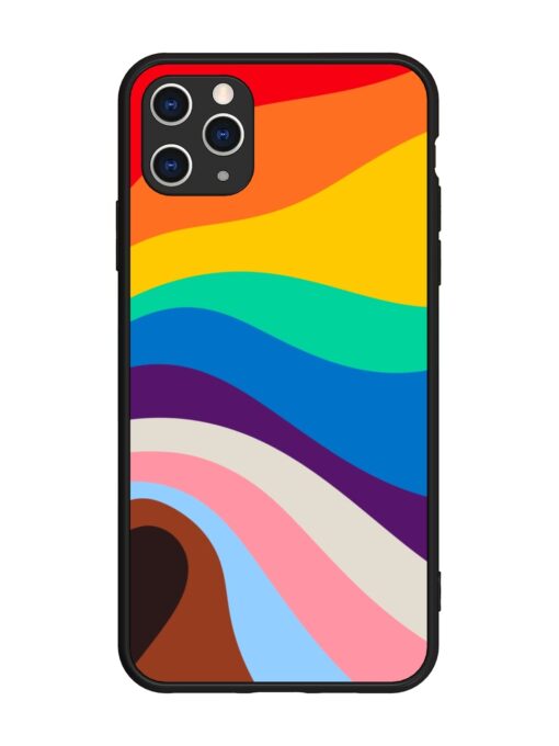 Minimal Pride Art Glossy Metal Phone Cover for Apple Iphone 11 Pro Max Zapvi