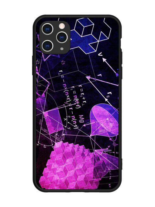 Math Physics Formula Art Glossy Metal Phone Cover for Apple Iphone 11 Pro Max Zapvi