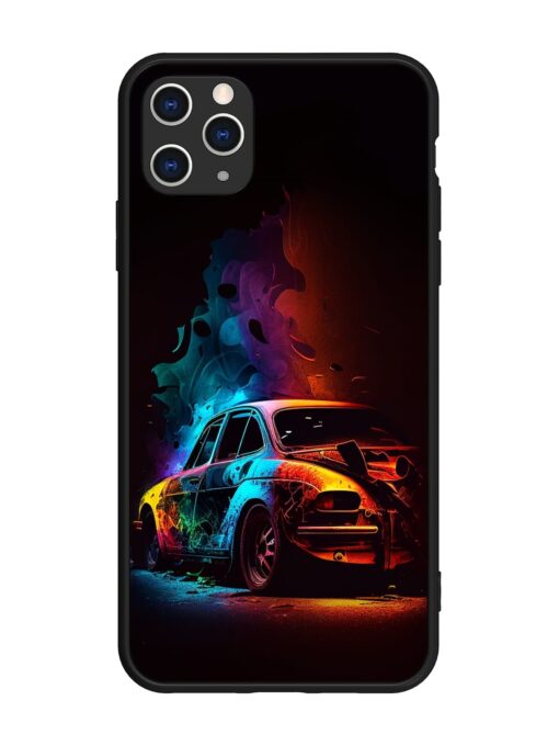 High Classic Car Art Glossy Metal Phone Cover for Apple Iphone 11 Pro Max Zapvi