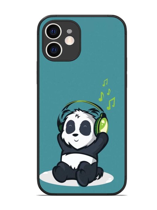 Music Panda Glossy Metal Phone Cover for Apple Iphone 12 Zapvi