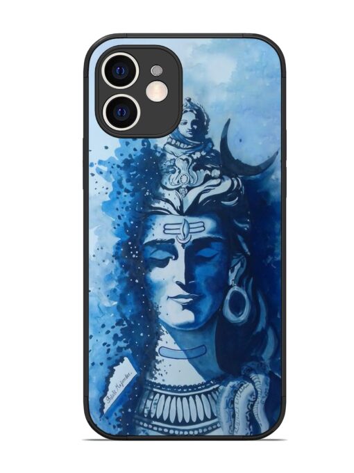 Shiv Art Glossy Metal Phone Cover for Apple Iphone 12 Zapvi