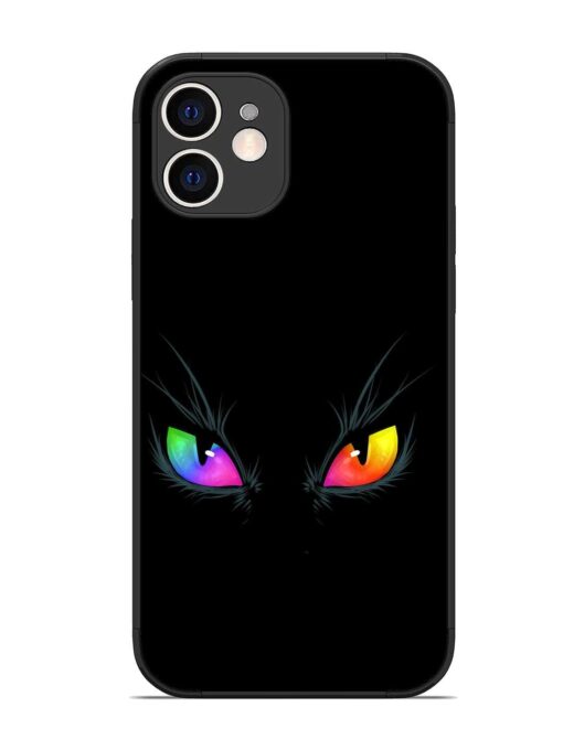 Cat Eyes Glossy Metal Phone Cover for Apple Iphone 12 Zapvi