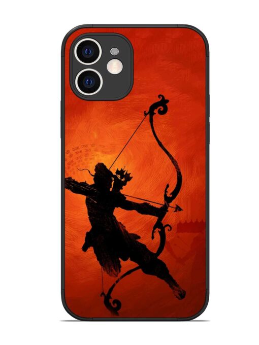 Illustration Lord Rama Glossy Metal Phone Cover for Apple Iphone 12 Zapvi