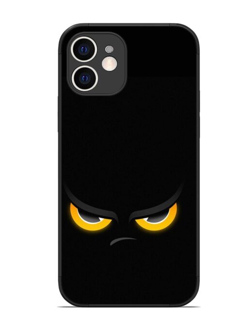 Scary Yellow Eye Glossy Metal TPU Phone Cover for Apple Iphone 12 Zapvi