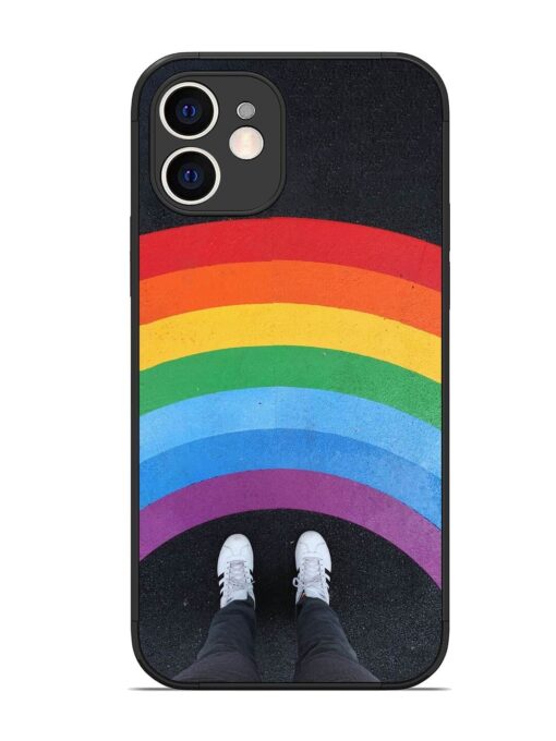 Legs Rainbow Glossy Metal TPU Phone Cover for Apple Iphone 12