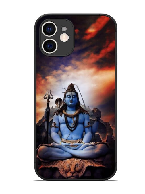 Jai Jai Shiv Glossy Metal Phone Cover for Apple Iphone 12 Zapvi