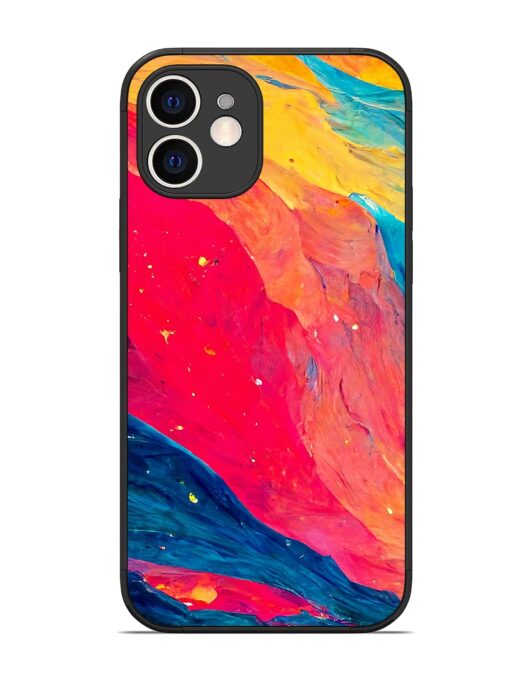 Starry Night Glossy Metal Phone Cover for Apple Iphone 12