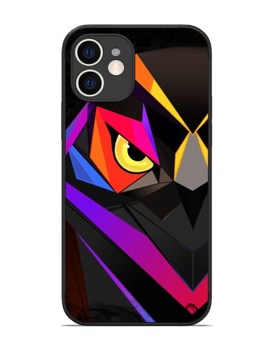 Wpap Owl Glossy Metal Phone Cover for Apple Iphone 12