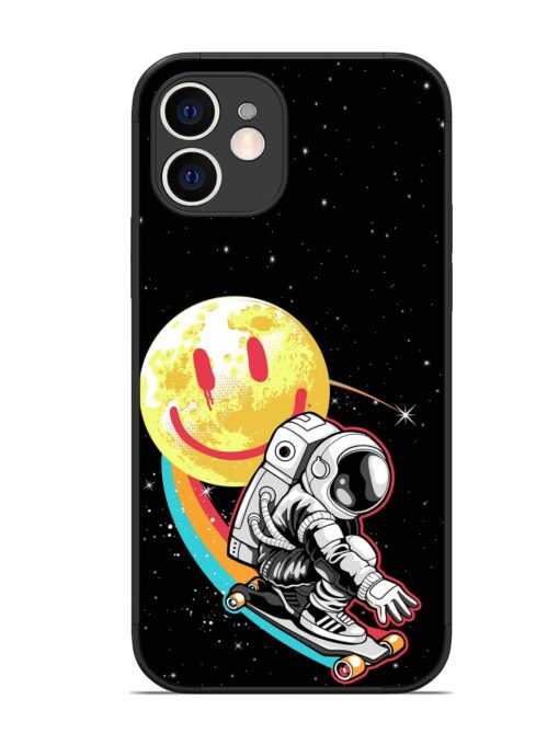 Astronaut Art Glossy Metal Phone Cover for Apple Iphone 12