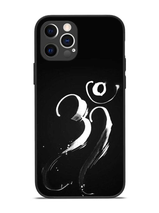 Om Logo Glossy Metal Phone Cover for Apple Iphone 12 Pro Zapvi