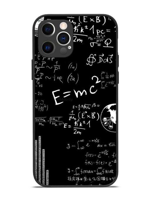 E=Mc2 Mass?Energy Equivalence Glossy Metal Phone Cover for Apple Iphone 12 Pro Zapvi